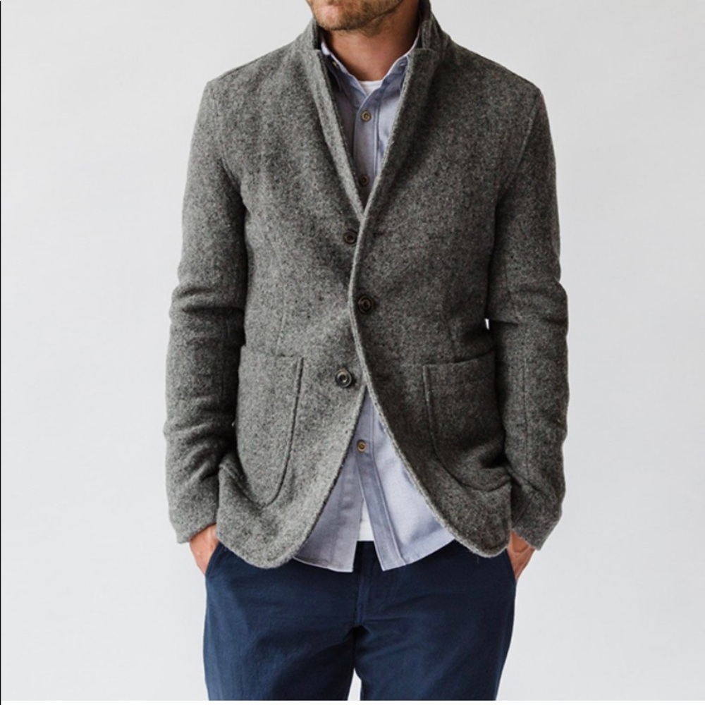 Wilson & Willy’s Foot Soldier Coat grey Medium Faribault Woolen Mills